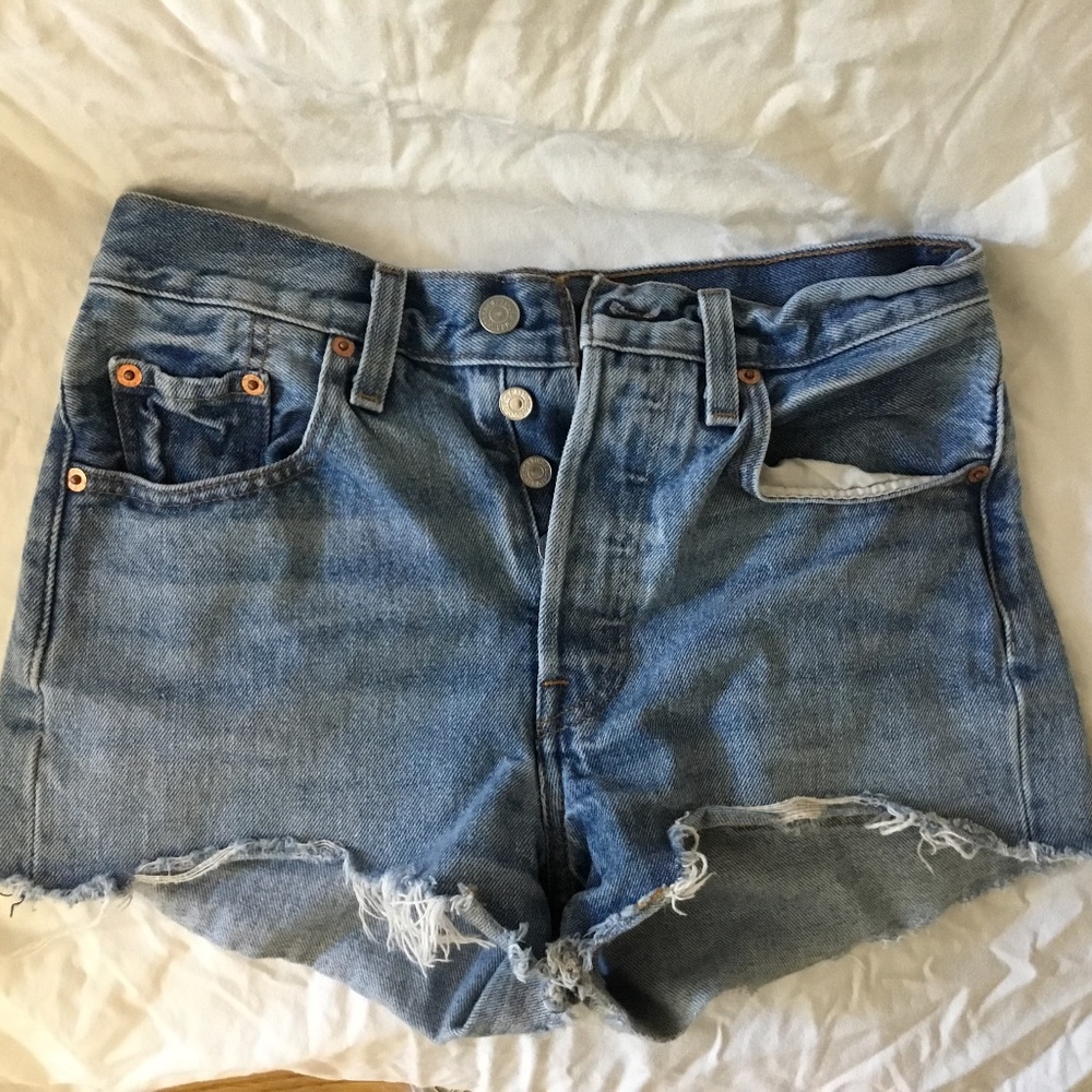 Levi denim cut-offs